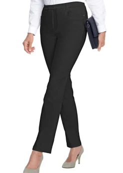Schlupfhose LOUISA aus Baumwoll-Satin