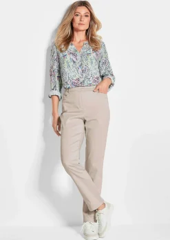 Schlupfhose LOUISA aus Baumwoll-Satin
