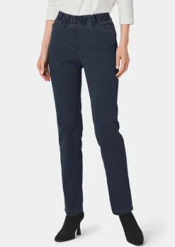 Schlupfjeans CARLA mit Glitzersteinen
