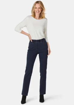 Schlupfjeans CARLA mit Glitzersteinen