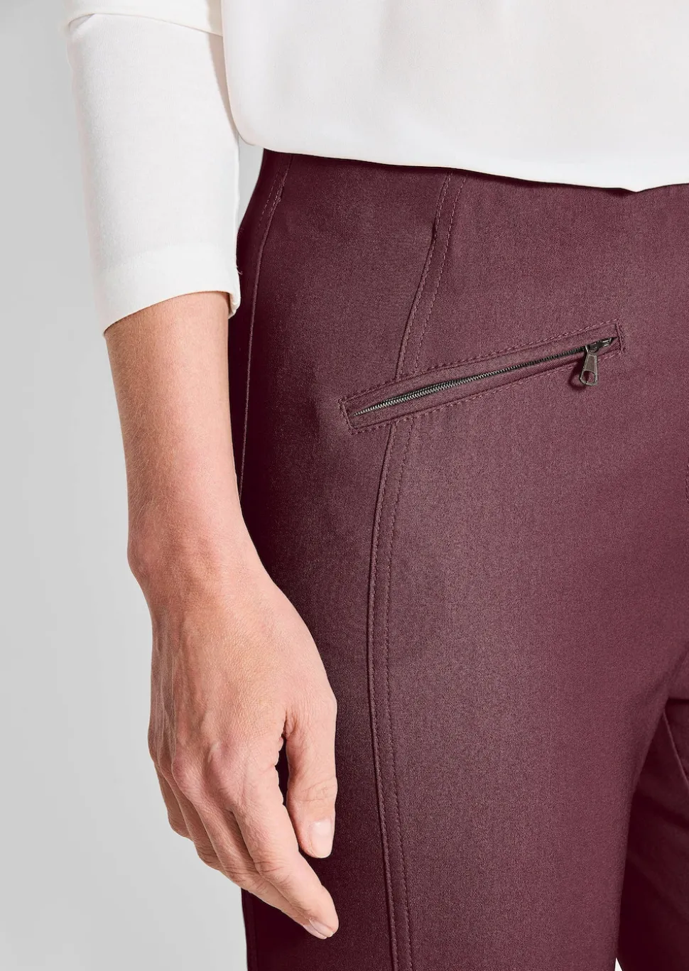 Schmale Bengalinhose LOUISA innen angeraut