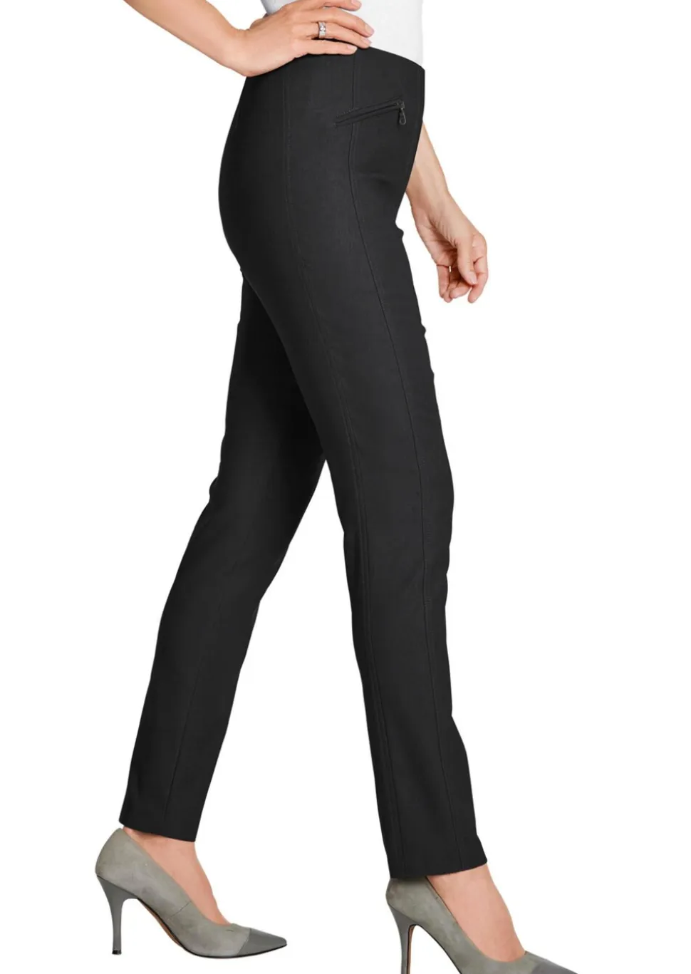 Schmale Bengalinhose LOUISA innen angeraut