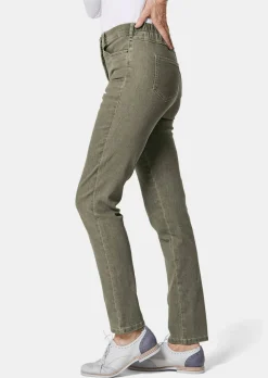 Schmale High-Stretch-Jeans LOUISA