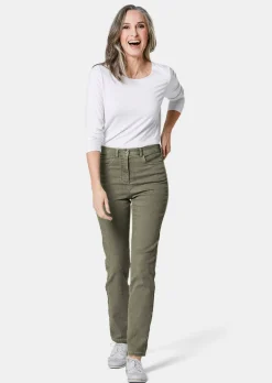 Schmale High-Stretch-Jeans LOUISA