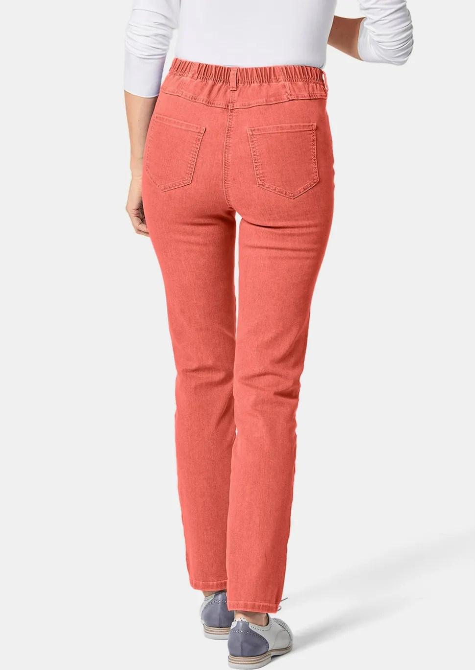 Schmale High-Stretch-Jeans LOUISA