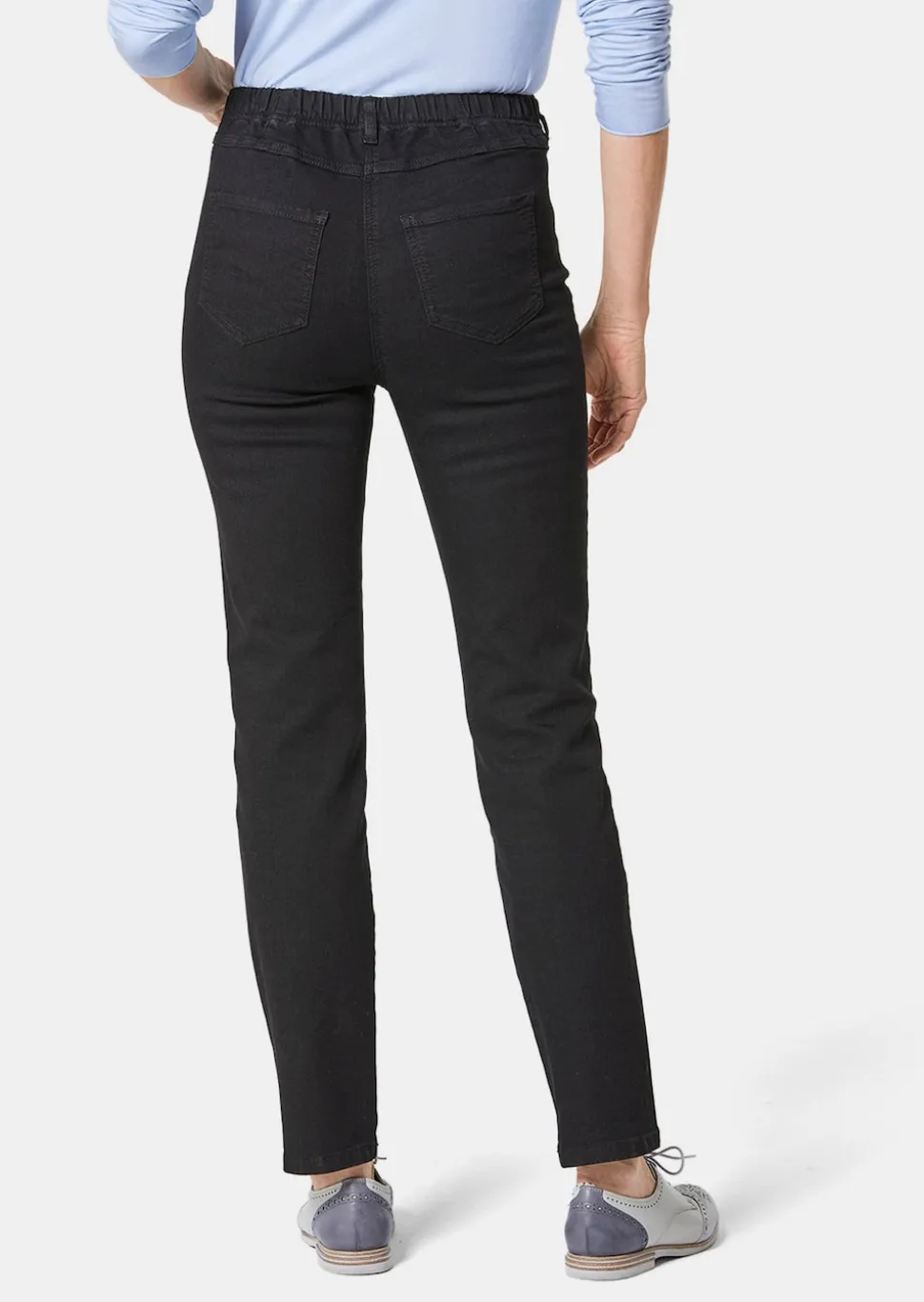 Schmale High-Stretch-Jeans LOUISA