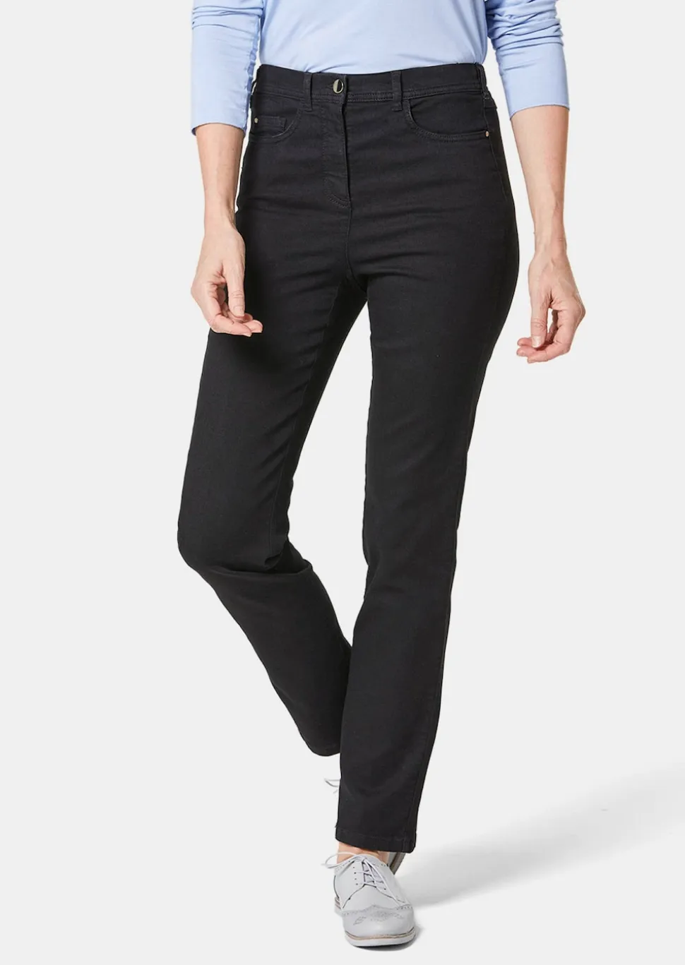 Schmale High-Stretch-Jeans LOUISA