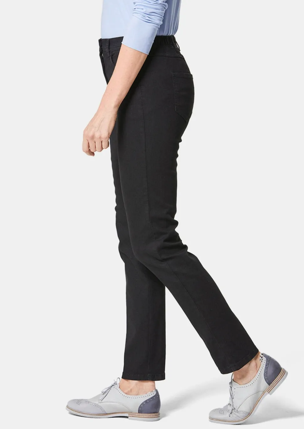 Schmale High-Stretch-Jeans LOUISA