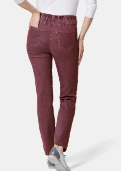 Schmale High-Stretch-Jeans LOUISA