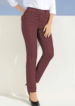 Schmale High-Stretch-Jeans LOUISA