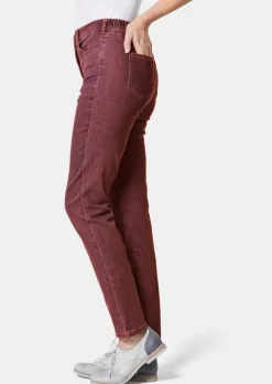 Schmale High-Stretch-Jeans LOUISA