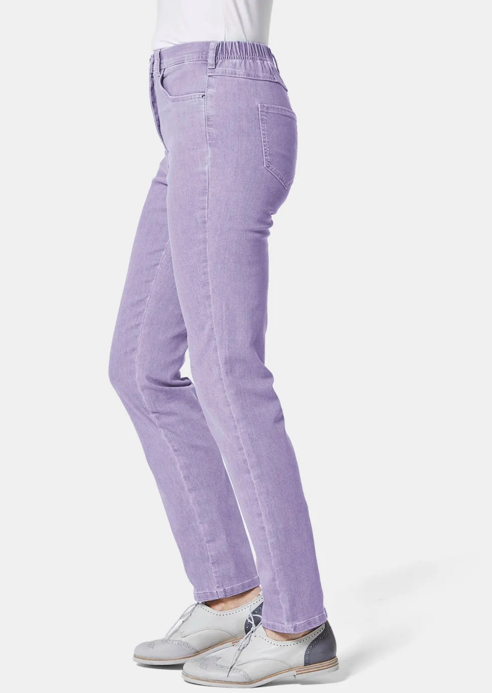 Schmale High-Stretch-Jeans LOUISA