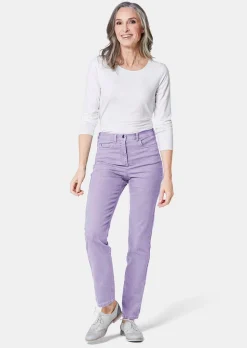 Schmale High-Stretch-Jeans LOUISA