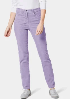 Schmale High-Stretch-Jeans LOUISA