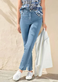 Schmale High-Stretch-Jeans LOUISA
