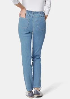 Schmale High-Stretch-Jeans LOUISA