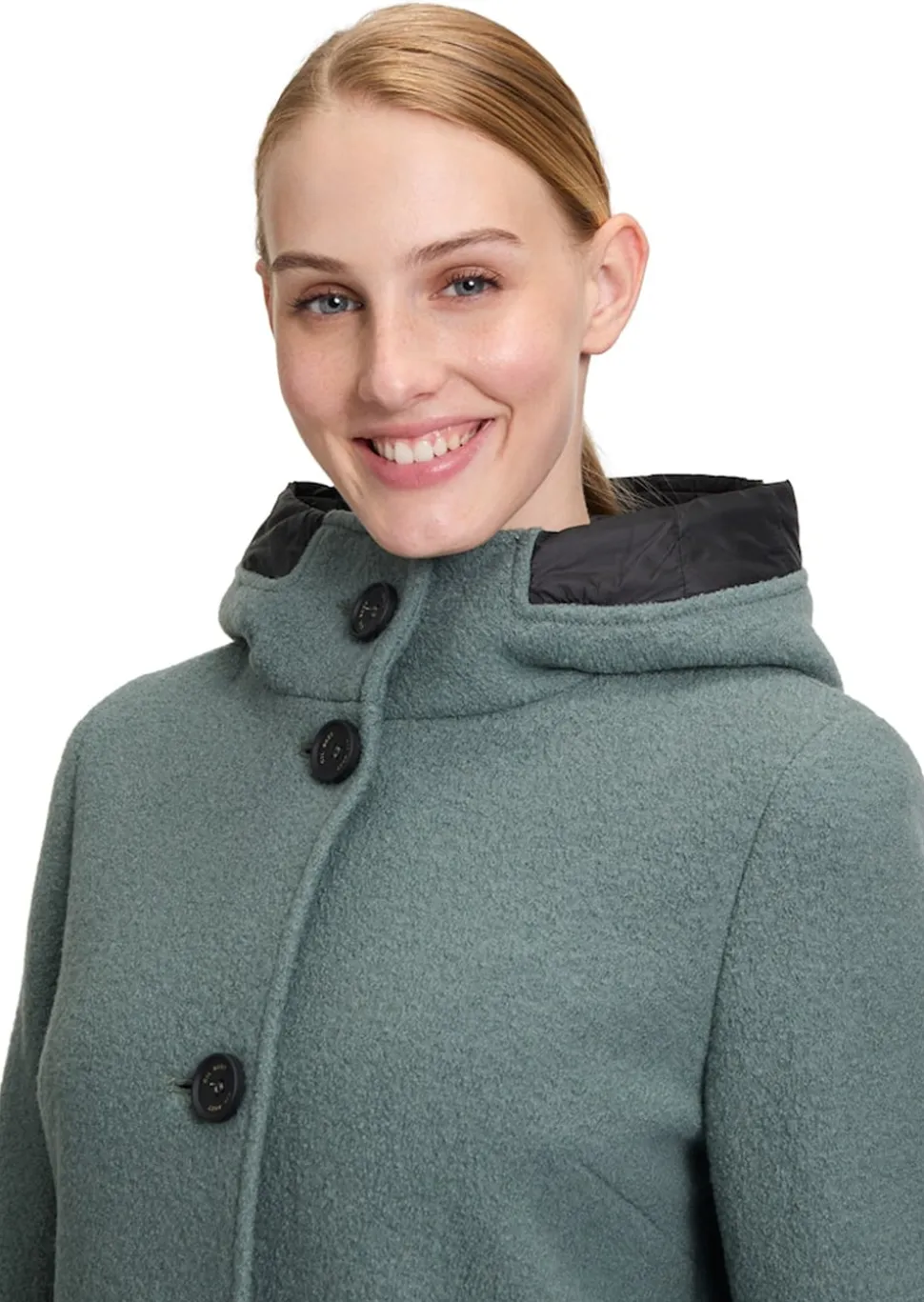 Schurwolljacke in modischer A-Linie