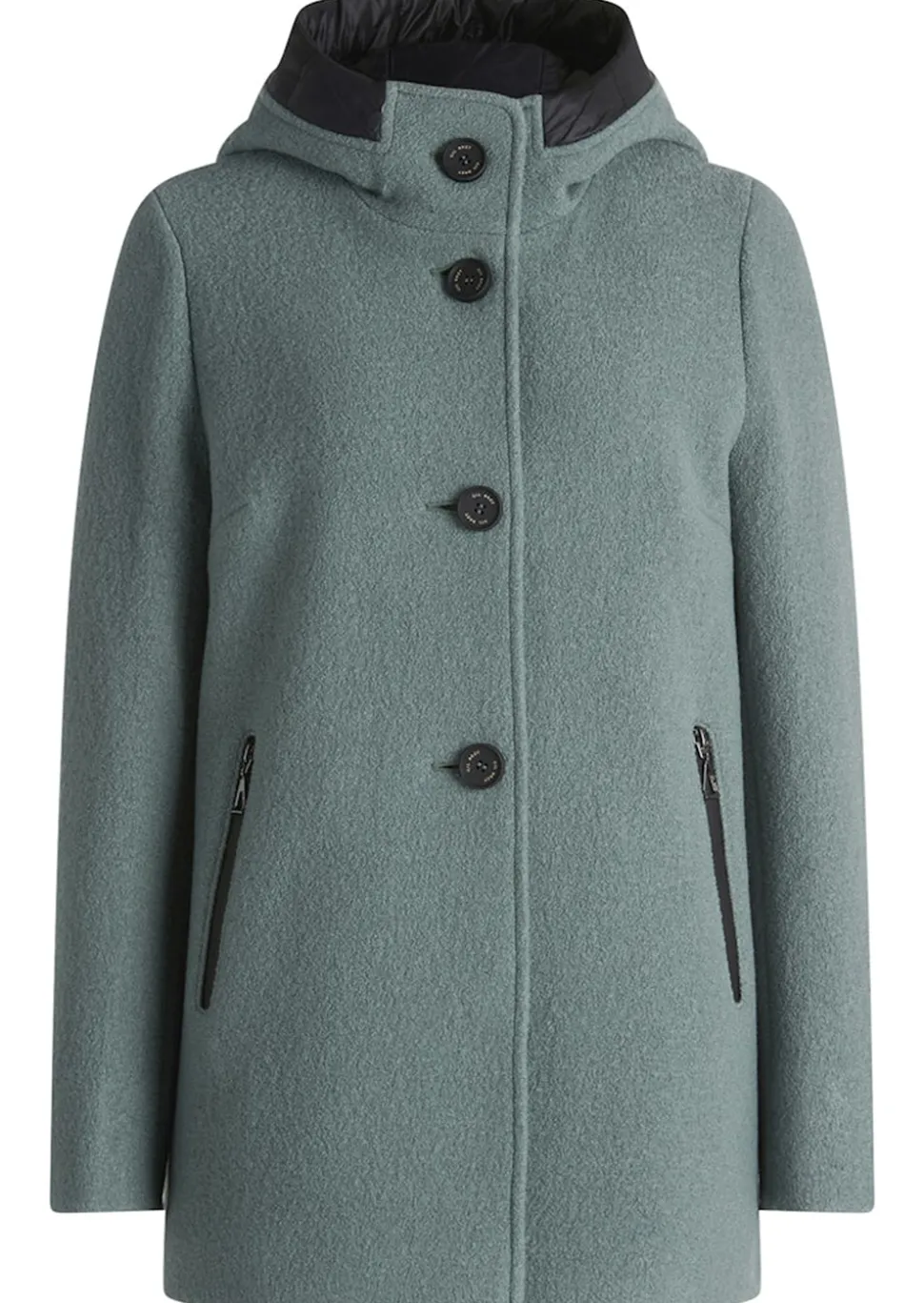 Schurwolljacke in modischer A-Linie