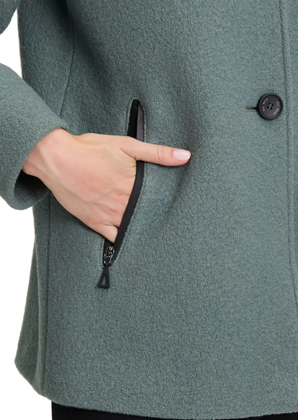 Schurwolljacke in modischer A-Linie