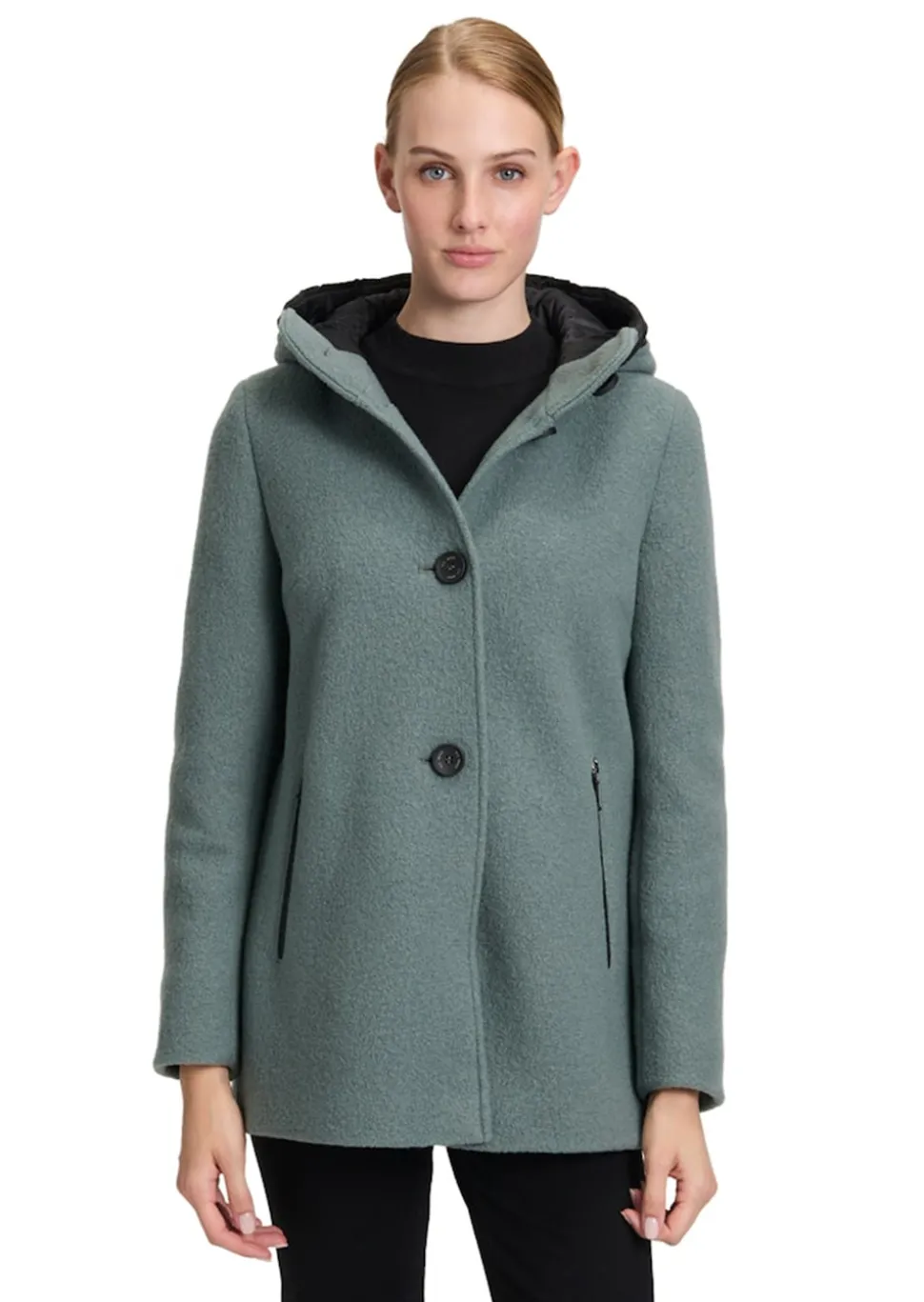 Schurwolljacke in modischer A-Linie