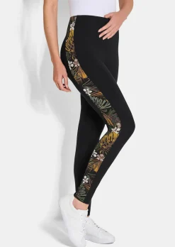 Seidig glänzende Leggings im Doppelpack