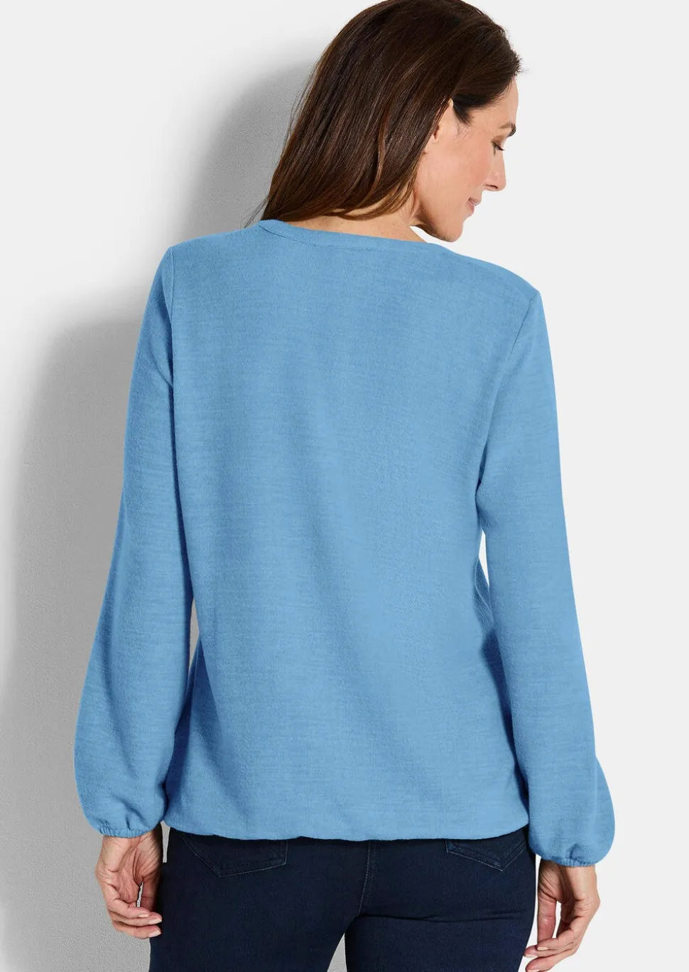 Shirt aus flauschigem Jersey