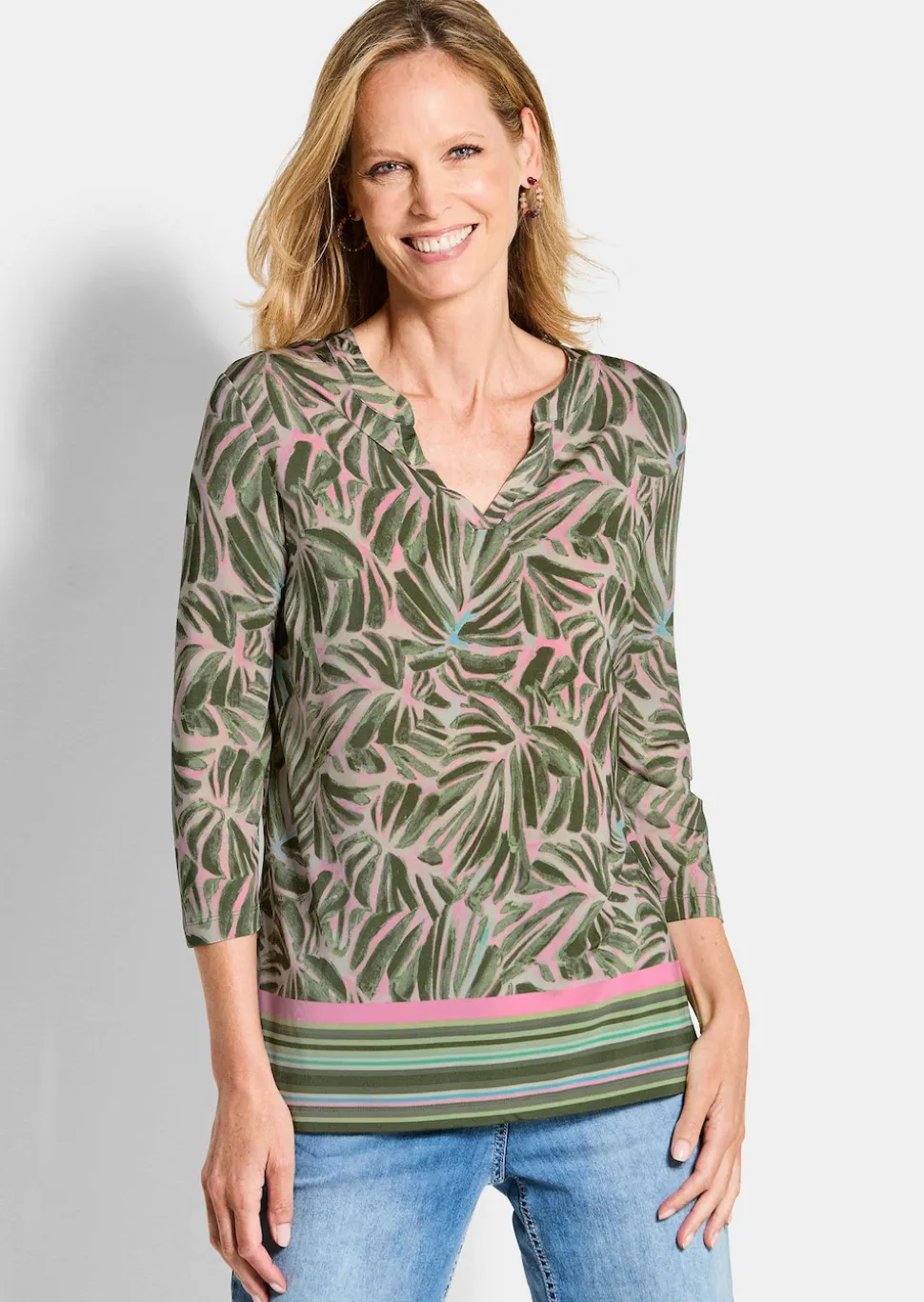 Shirt aus kühlendem Viskose-Jersey