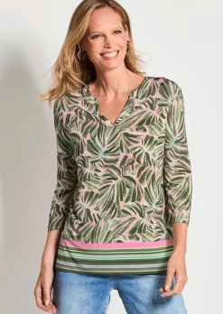 Shirt aus kühlendem Viskose-Jersey