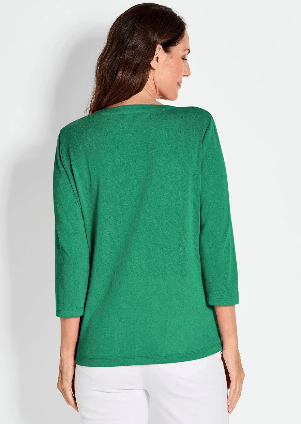 Shirt aus luftigem Viskosejersey