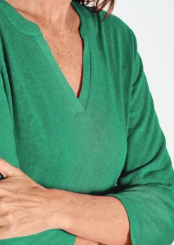 Shirt aus luftigem Viskosejersey