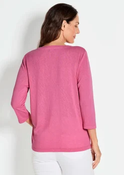 Shirt aus luftigem Viskosejersey