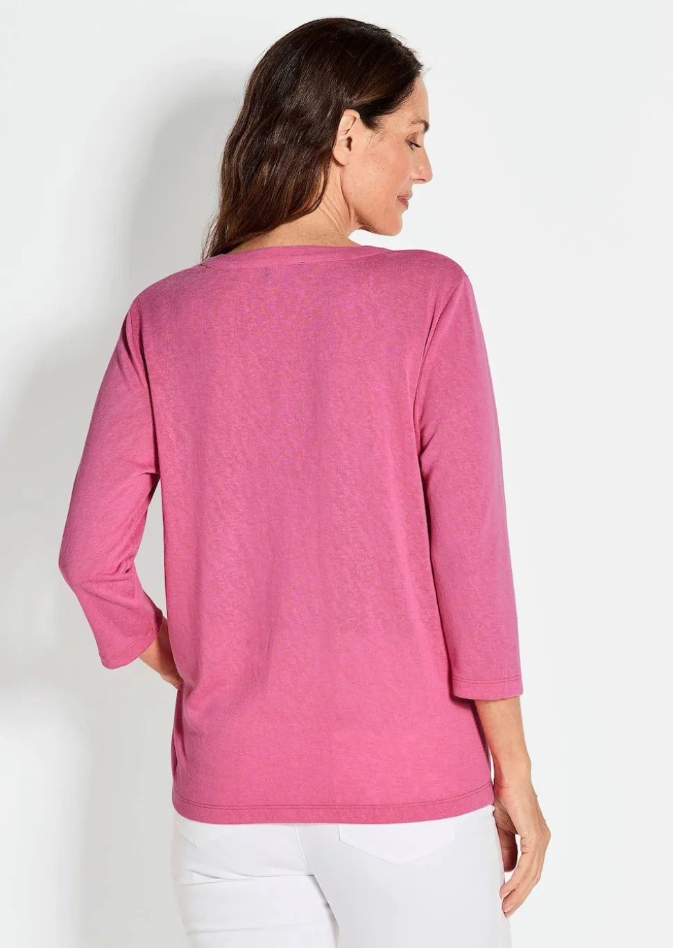 Shirt aus luftigem Viskosejersey