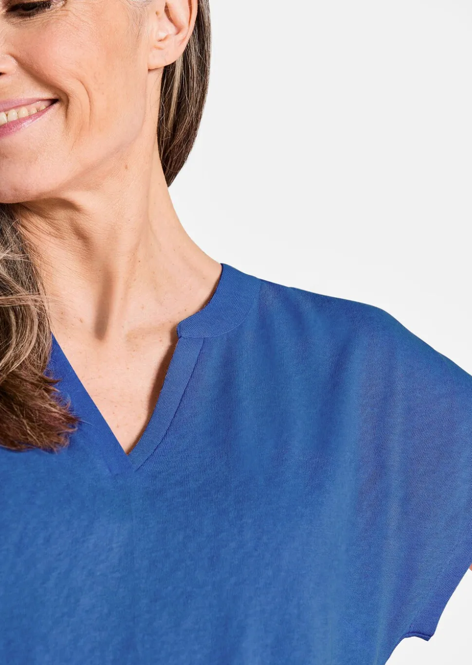Shirt aus luftigem Viskosejersey
