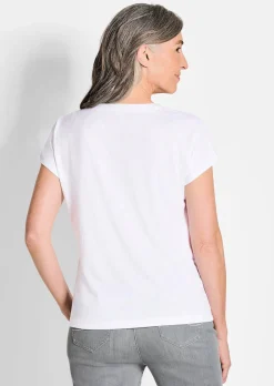 Shirt aus luftigem Viskosejersey