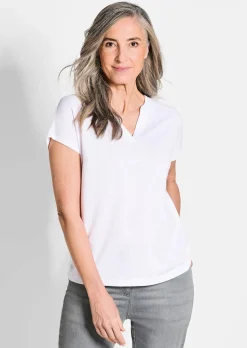 Shirt aus luftigem Viskosejersey