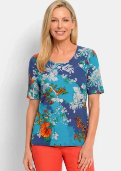 Shirt aus softer Baumwollmischung