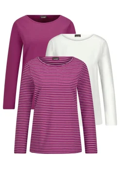 Shirt im 3er-Pack aus Baumwolljersey