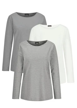 Shirt im 3er-Pack aus Baumwolljersey