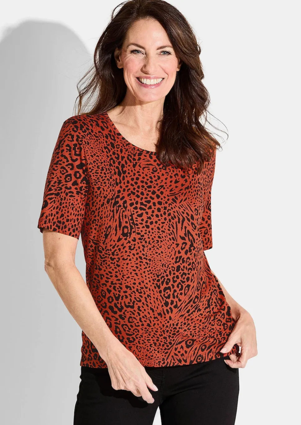 Shirt in Animal Print