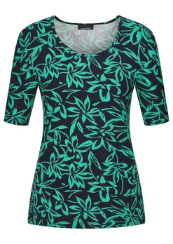 Shirt in farbintensivem Blumenmuster