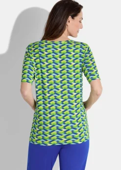 Shirt in geometrischem Print