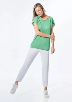 Shirt in Leinenoptik