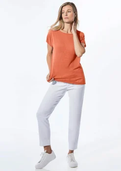 Shirt in Leinenoptik