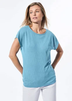 Shirt in Leinenoptik