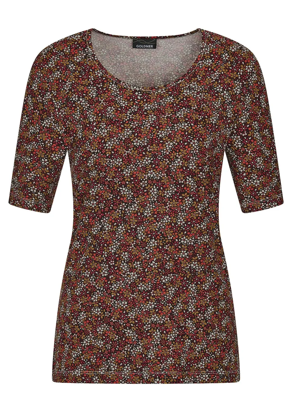 Shirt in Millefleurs-Print
