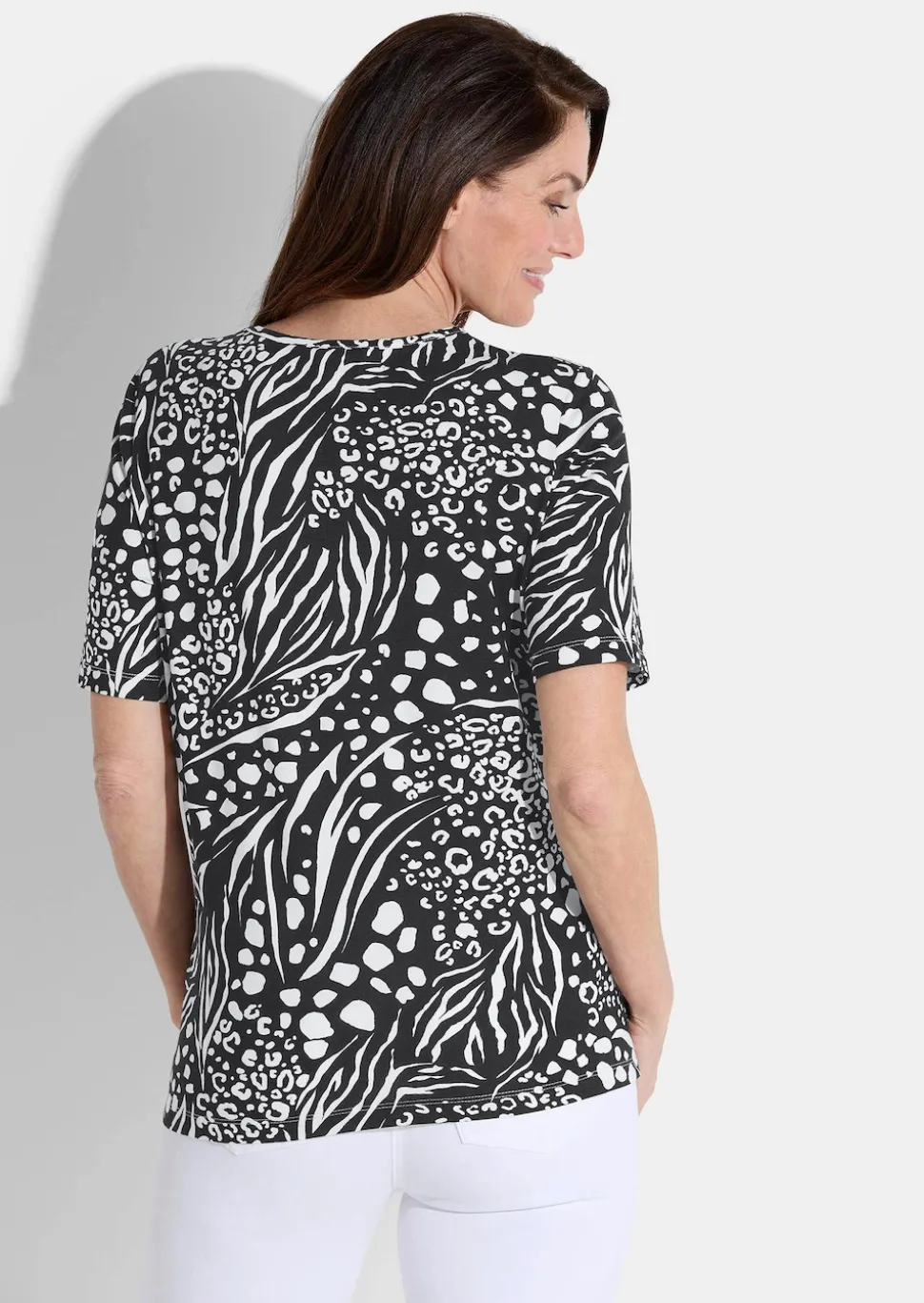 Shirt mit Animal Print
