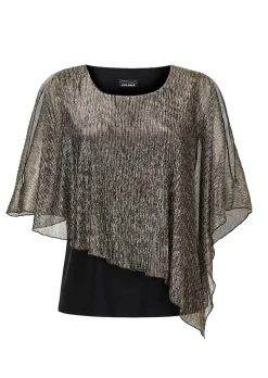 Shirt mit asymmetrischem Überwurf