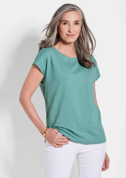 Shirt mit überschnittenen Schultern