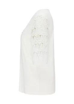 Shirt mit effektvoller Spitze