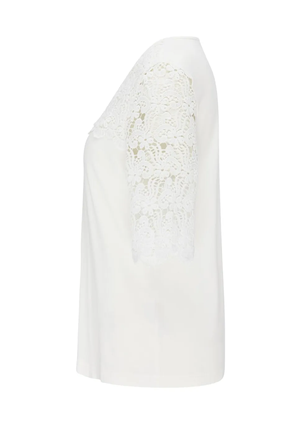Shirt mit effektvoller Spitze